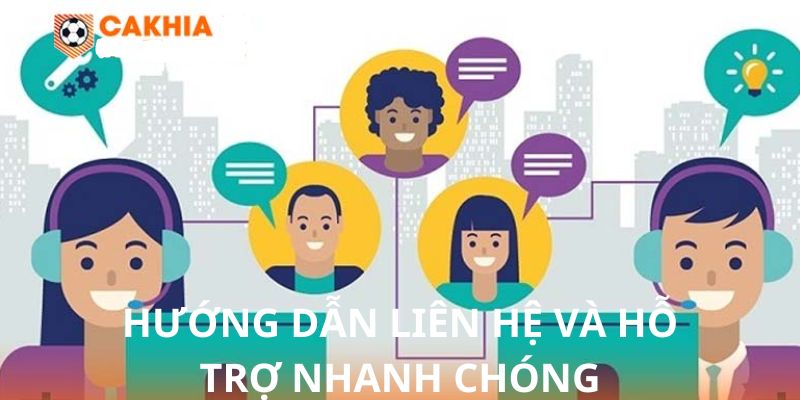 Hướng dẫn liên hệ và hỗ trợ kịp thời